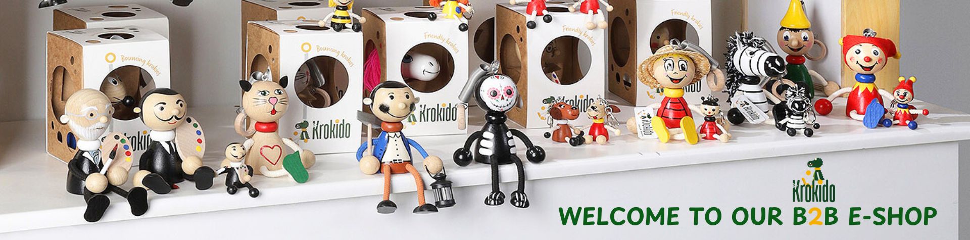 Welcome in B2B e-shop KROKIDO wholesale with czech toys