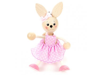 bouncing figure on spring for kids bunny