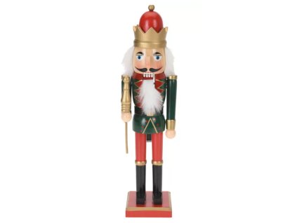 nutcracker with red crown