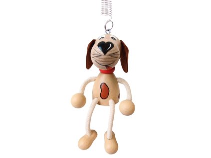 Dog bouncing figure