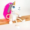 unicorn wooden figure on spring