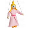 wooden puppet princess pink