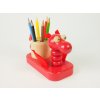 wooden crayon holder dragon