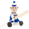 sailor wooden figure on spring