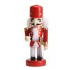 wooden nutcracker red